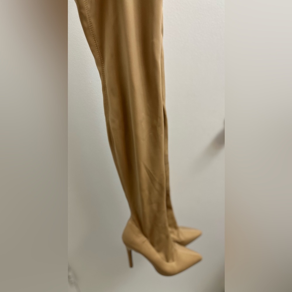 Thigh high heel boots